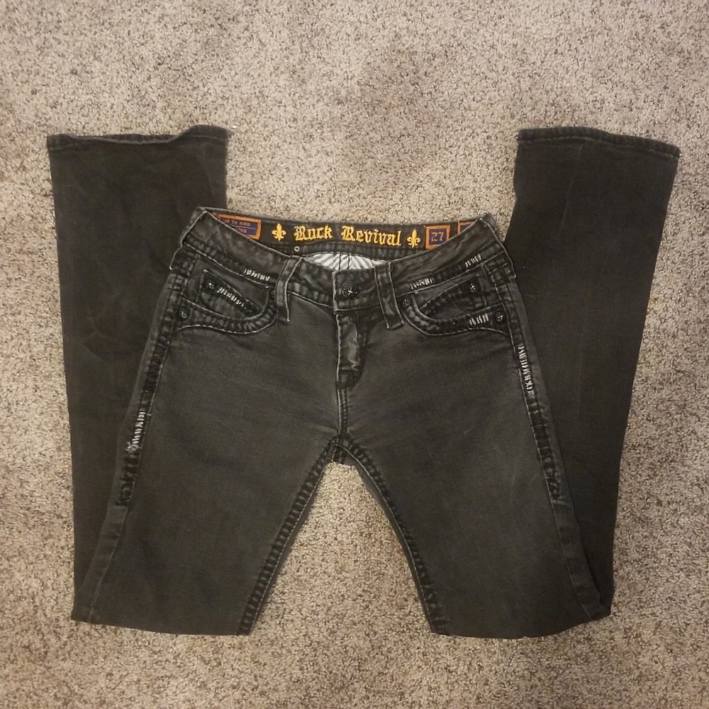 Rock revival Luna boot black jeans